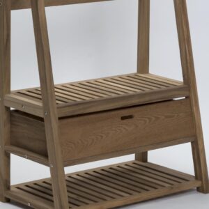 totem hall stand - wooden storage drawer