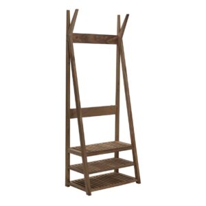 totem wooden hall stand - storage for shoes, hats and coats