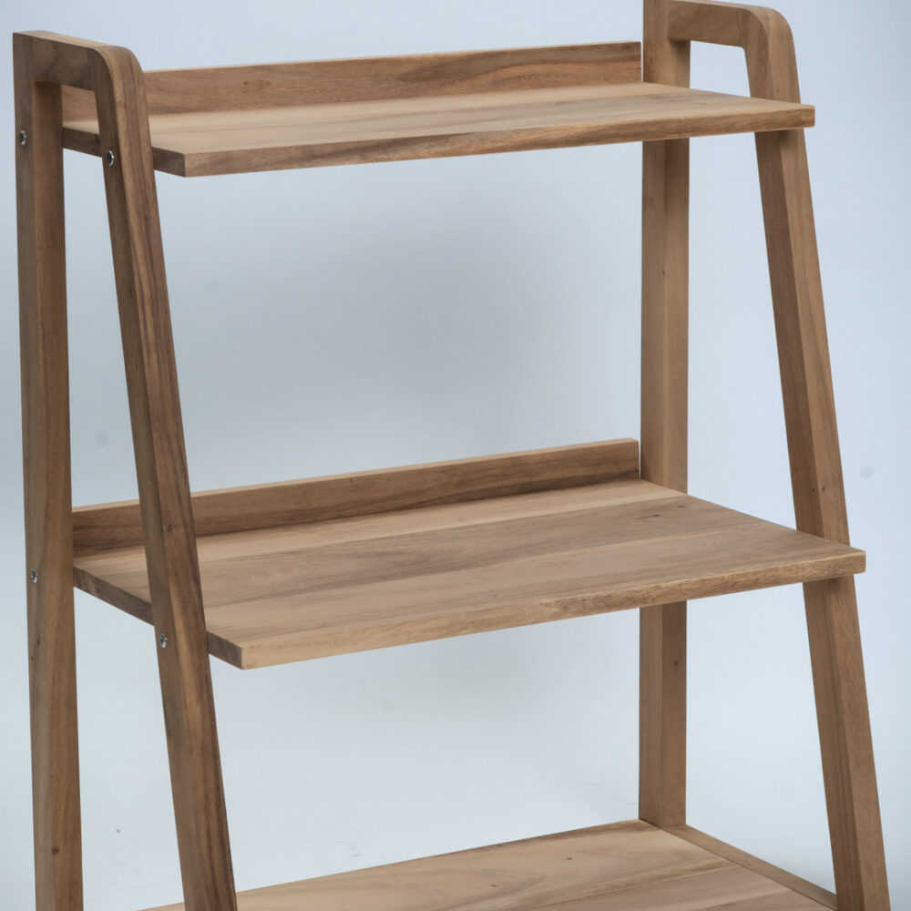 Totem low shelf unit - open style wooden shelf unit