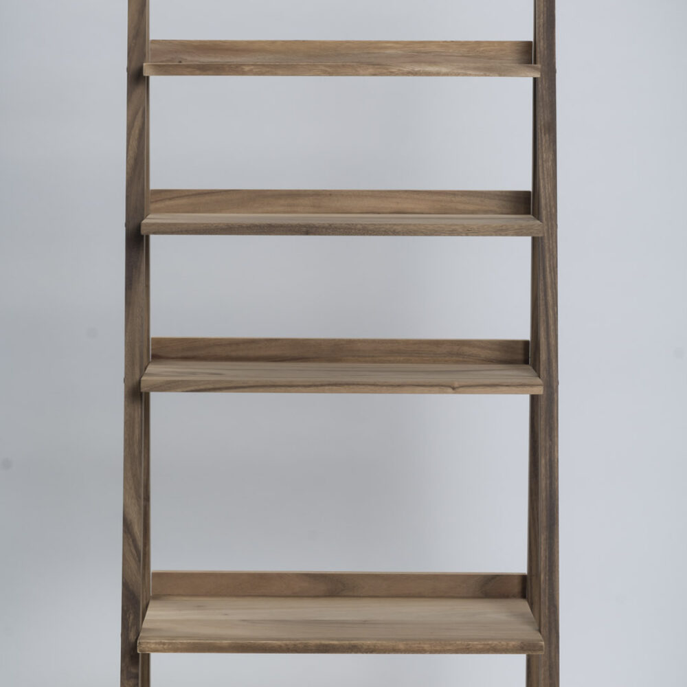 Totem tall Shelf Unit - Wooden scandi style shelf unit - Front View