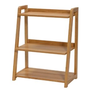 totem low shelf unit - oiled oak - open shelf unit