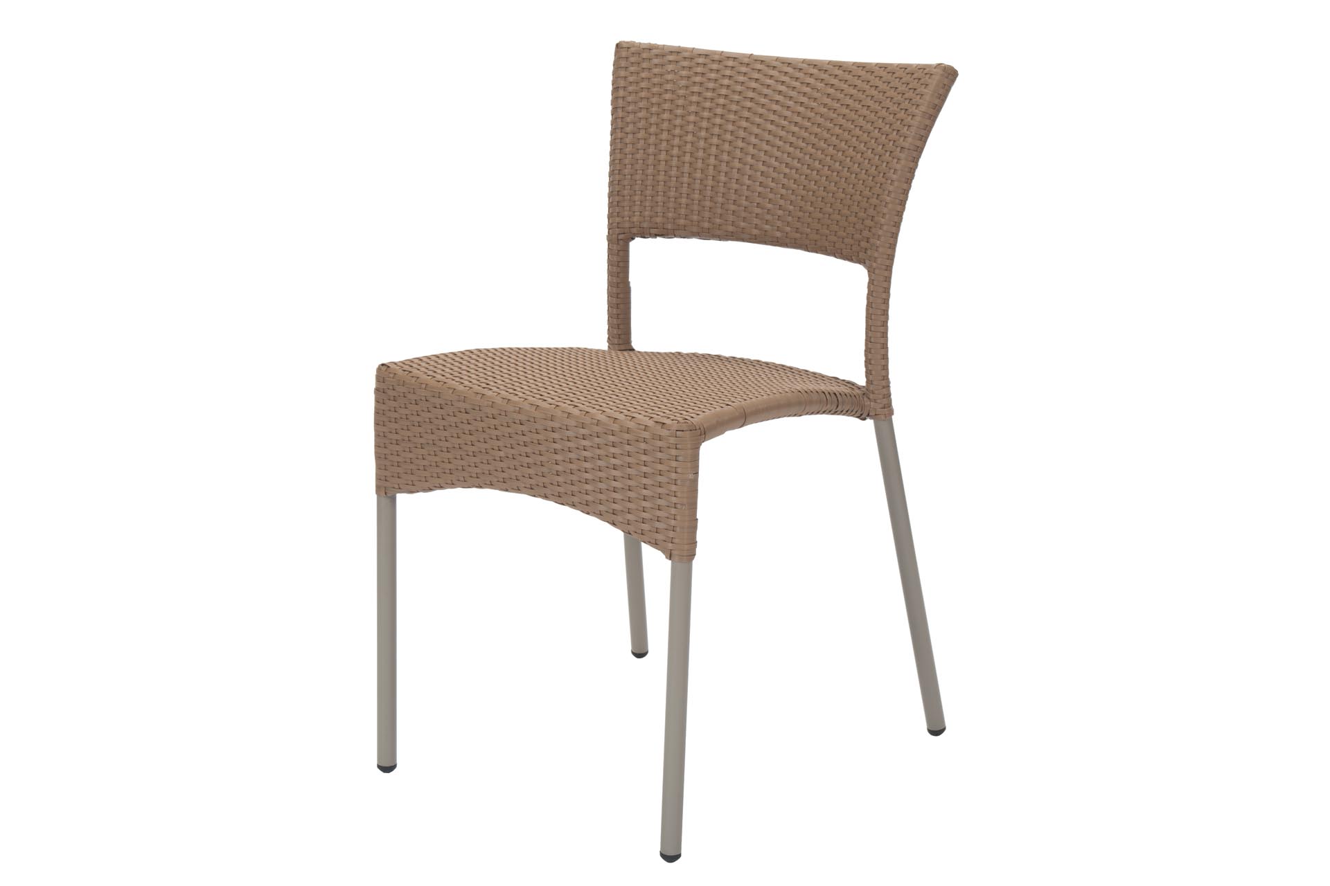 rollo outdoor dining chair - camel - detail