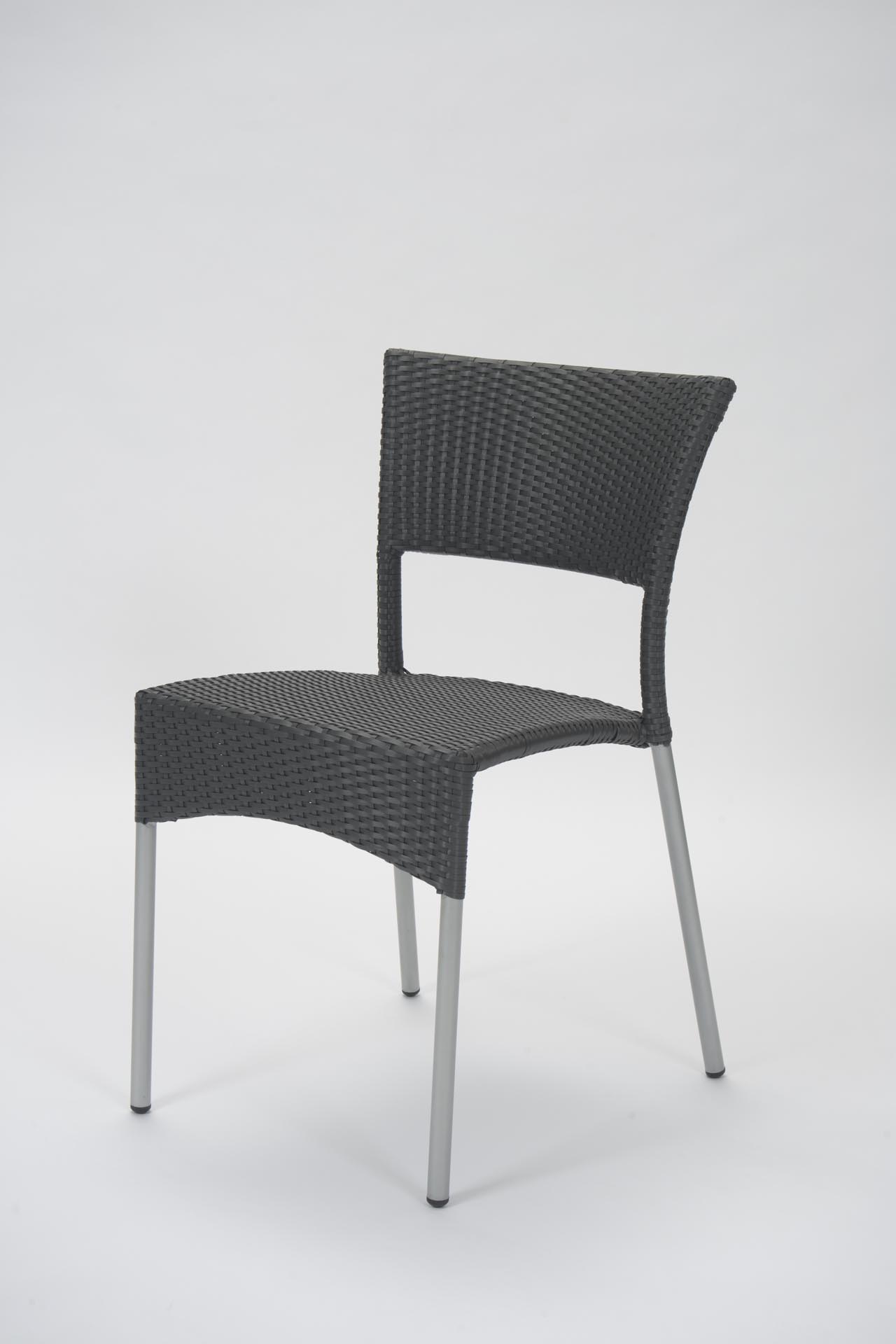 rollo outdoor dining chair - slate