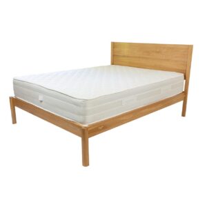 guest king size bed frame - oiled oak