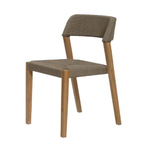 highgate dining chair - teak with rope weave