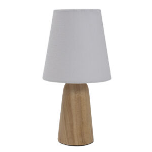 bud small wooden table lamp and shad