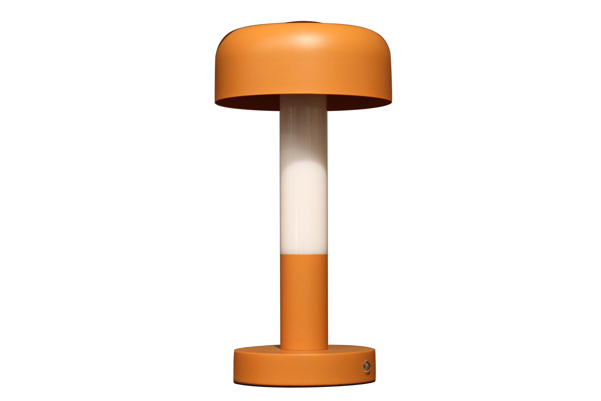 hi hat lamp - terracotta - cordless rechargeable LED table lamp