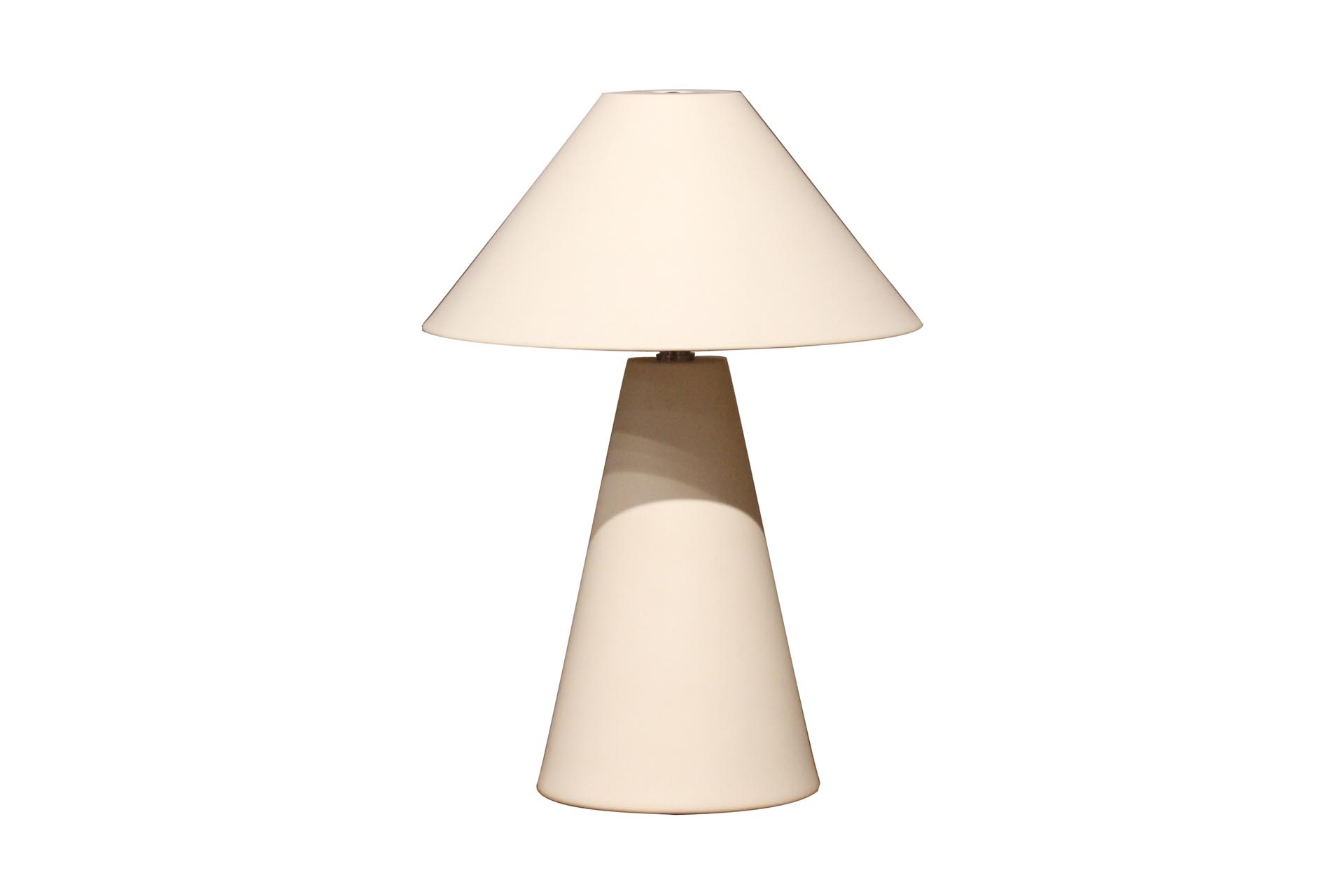 porcini led lamp - small cordless table lamp in off white